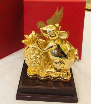 Tượng chuột phong thủy - Xi Mạ Vina Gold Art - Công Ty TNHH Vina Gold Art